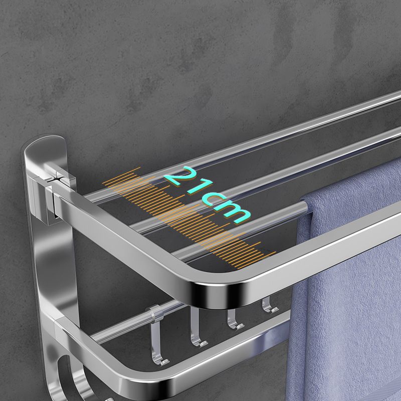 Contemporary Chrome Bathroom Hardware Set Polished Chrome Bathroom Set in Stainless Steel Clearhalo 'Bathroom Hardware Sets' 'Bathroom Hardware' 'Bathroom Remodel & Bathroom Fixtures' 'bathroom_hardware_sets' 'Home Improvement' 'home_improvement' 'home_improvement_bathroom_hardware_sets' 1200x1200_7d8c15ff-8620-4462-8b0f-3fb6b5c742bd