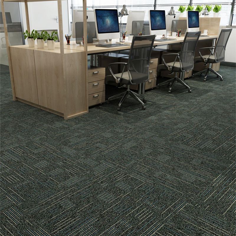 Carpet Tile Fade Resistant Non-Skid Striped Loose Lay Carpet Tile Living Room Clearhalo 'Carpet Tiles & Carpet Squares' 'carpet_tiles_carpet_squares' 'Flooring 'Home Improvement' 'home_improvement' 'home_improvement_carpet_tiles_carpet_squares' Walls and Ceiling' 1200x1200_7d9c18f5-8a48-41ff-b921-6baacbb8e69f