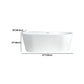 Modern Freestanding Bathtub White Acrylic Bath Tub for Home and Hotel Clearhalo 'Bathroom Remodel & Bathroom Fixtures' 'Bathtubs' 'Home Improvement' 'home_improvement' 'home_improvement_bathtubs' 'Showers & Bathtubs' 1200x1200_7db50d8a-6c37-4701-8410-7126c338d6e6