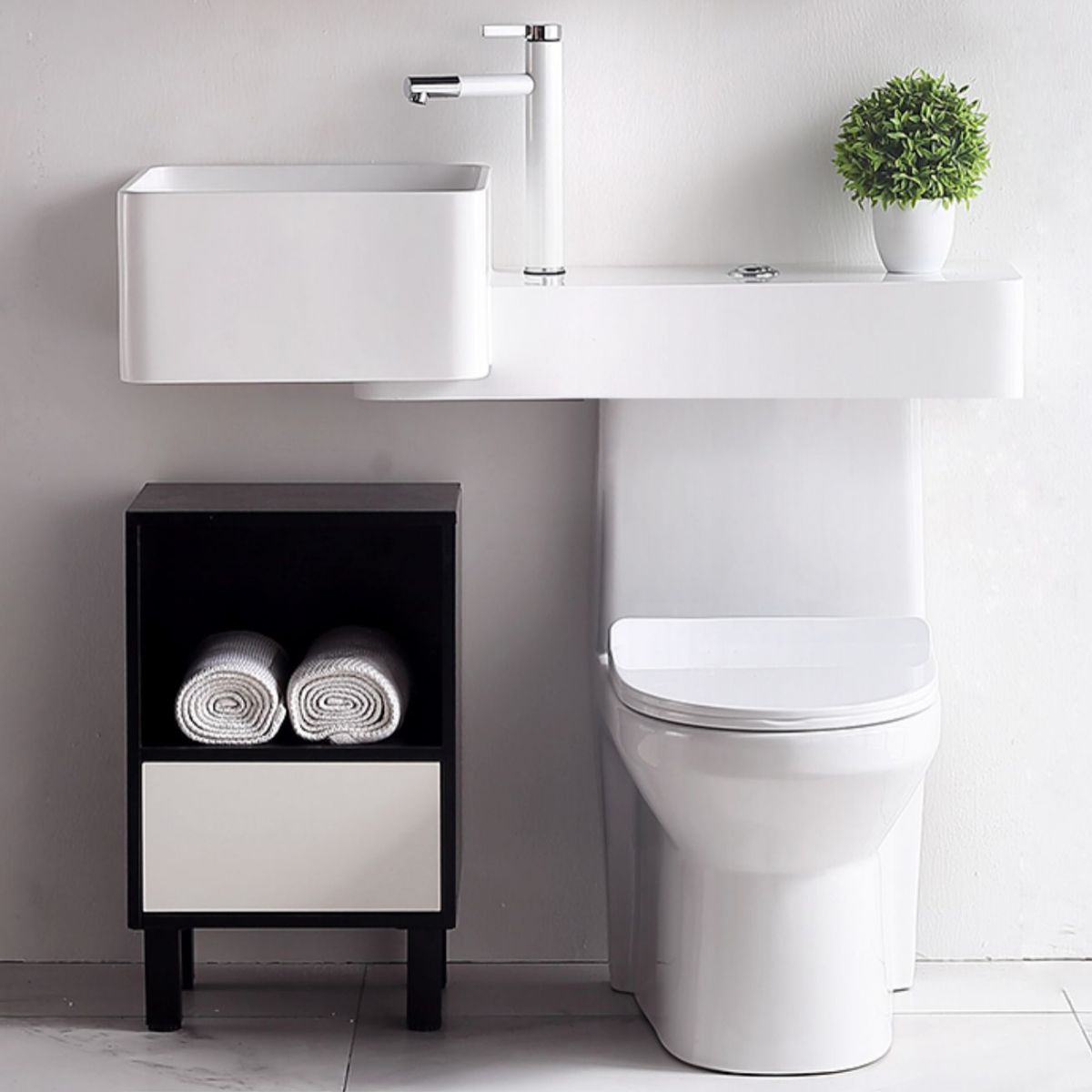 Contemporary Flush Toilet Floor Mount One-Piece Toilet Toilet Bowl Clearhalo 'Bathroom Remodel & Bathroom Fixtures' 'Home Improvement' 'home_improvement' 'home_improvement_toilets' 'Toilets & Bidets' 'Toilets' 1200x1200_7dbea2e1-d38c-4179-9b99-5a39e0dabbca