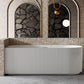 Antique Finish Soaking Bathtub Corner Modern Back to Wall Bath Tub Clearhalo 'Bathroom Remodel & Bathroom Fixtures' 'Bathtubs' 'Home Improvement' 'home_improvement' 'home_improvement_bathtubs' 'Showers & Bathtubs' 1200x1200_7dc23553-17f7-4c35-80fe-c4e244369a07