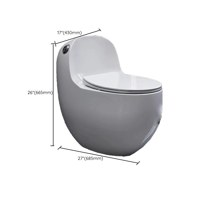 Contemporary Flush Toilet Floor Mounted Siphon Jet Porcelain Urine Toilet Clearhalo 'Bathroom Remodel & Bathroom Fixtures' 'Home Improvement' 'home_improvement' 'home_improvement_toilets' 'Toilets & Bidets' 'Toilets' 1200x1200_7df382ab-7810-4583-99ab-4062e92ab960