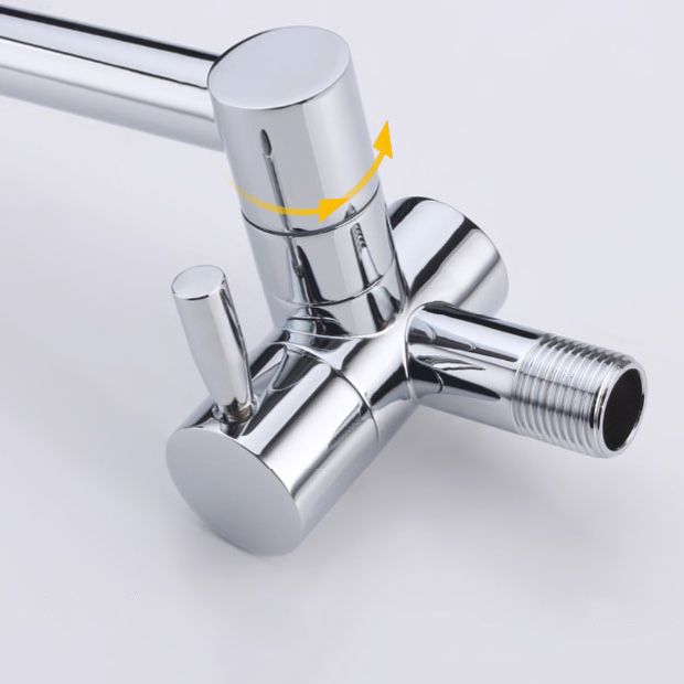 Modern Kitchen Sink Faucet Brass Lever Handles Pot Filler Kitchen Faucet Clearhalo 'Home Improvement' 'home_improvement' 'home_improvement_kitchen_faucets' 'Kitchen Faucets' 'Kitchen Remodel & Kitchen Fixtures' 'Kitchen Sinks & Faucet Components' 'kitchen_faucets' 1200x1200_7df72038-c4a8-4518-a453-a2a676cecc0d