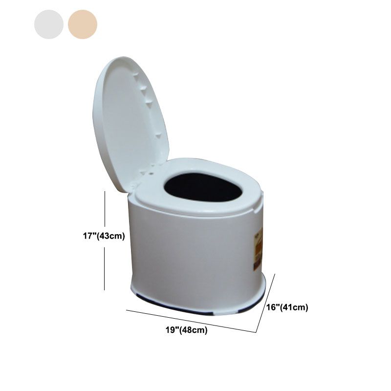 Contemporary Plastic Toilet Floor Mounted Toilet Bowl with Seat for Bathroom Clearhalo 'Bathroom Remodel & Bathroom Fixtures' 'Home Improvement' 'home_improvement' 'home_improvement_toilets' 'Toilets & Bidets' 'Toilets' 1200x1200_7e2b8d04-0e8c-4b63-95b8-f8bf990583c7