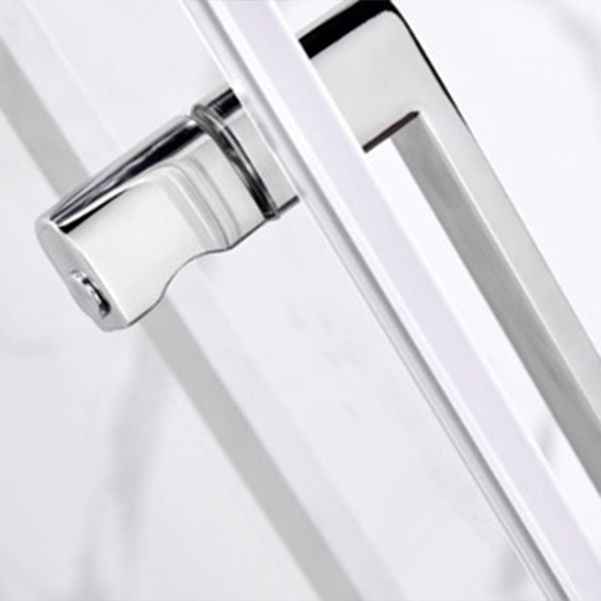 Double Sliding Round Shower Enclosure Clear Corner Tempered Shower Kit Clearhalo 'Bathroom Remodel & Bathroom Fixtures' 'Home Improvement' 'home_improvement' 'home_improvement_shower_stalls_enclosures' 'Shower Stalls & Enclosures' 'shower_stalls_enclosures' 'Showers & Bathtubs' 1200x1200_7e66b7ea-77f7-4f85-ac5f-76560c2c6e70