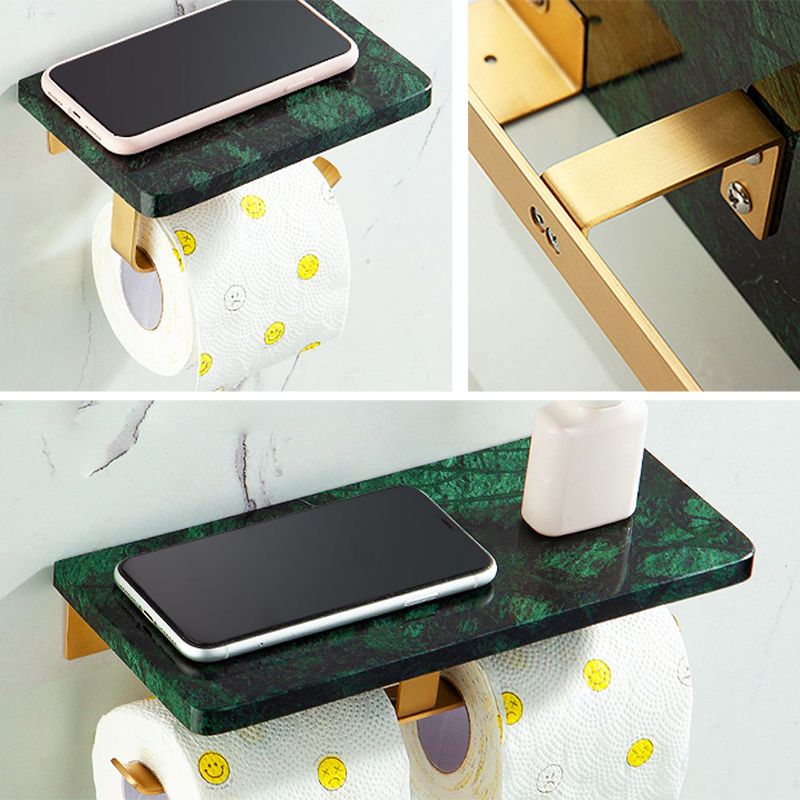 Brass Bathroom Accessory Set Marble Bathroom Accessory Kit for Home Clearhalo 'Bathroom Hardware Sets' 'Bathroom Hardware' 'Bathroom Remodel & Bathroom Fixtures' 'bathroom_hardware_sets' 'Home Improvement' 'home_improvement' 'home_improvement_bathroom_hardware_sets' 1200x1200_7e764dcb-63d8-4ca9-a522-b13c87792121