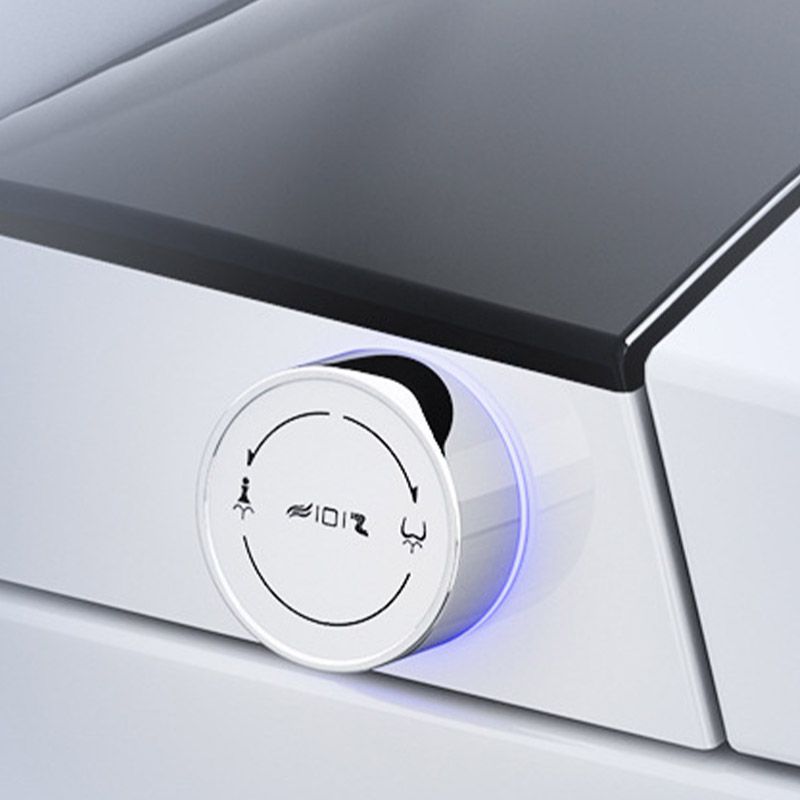 Contemporary 1-Piece Toilet Wall-mount Urine Toilet with Slow Close Seat for Washroom Clearhalo 'Bathroom Remodel & Bathroom Fixtures' 'Home Improvement' 'home_improvement' 'home_improvement_toilets' 'Toilets & Bidets' 'Toilets' 1200x1200_7e77bbea-693a-4d06-89e0-cb04bc013031