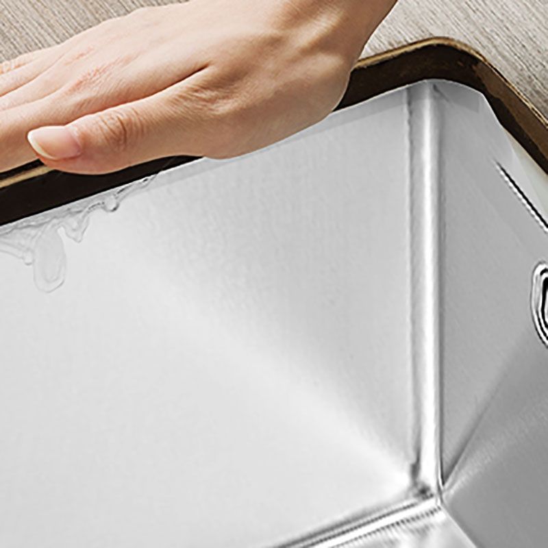 Kitchen Sink Stainless Steel Overflow Hole Design Kitchen Sink with Faucet Clearhalo 'Home Improvement' 'home_improvement' 'home_improvement_kitchen_sinks' 'Kitchen Remodel & Kitchen Fixtures' 'Kitchen Sinks & Faucet Components' 'Kitchen Sinks' 'kitchen_sinks' 1200x1200_7e810db4-ed35-4de4-90b9-25fd46d0bb95