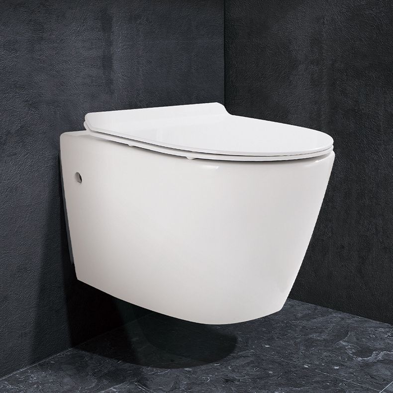 Modern Wall Mount Toilet All-In-One Porcelain Single Flush Toilet Bowl Clearhalo 'Bathroom Remodel & Bathroom Fixtures' 'Home Improvement' 'home_improvement' 'home_improvement_toilets' 'Toilets & Bidets' 'Toilets' 1200x1200_7e85ae89-065e-4872-a958-5370bddeca6c