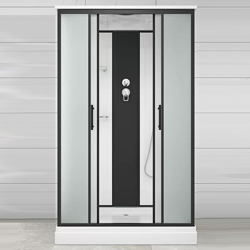 Rectangle Shower Stall with Shower Base Tempered Glass Shower Stall Clearhalo 'Bathroom Remodel & Bathroom Fixtures' 'Home Improvement' 'home_improvement' 'home_improvement_shower_stalls_enclosures' 'Shower Stalls & Enclosures' 'shower_stalls_enclosures' 'Showers & Bathtubs' 1200x1200_7e9aee0f-ee26-42e0-a362-f7db977b7499