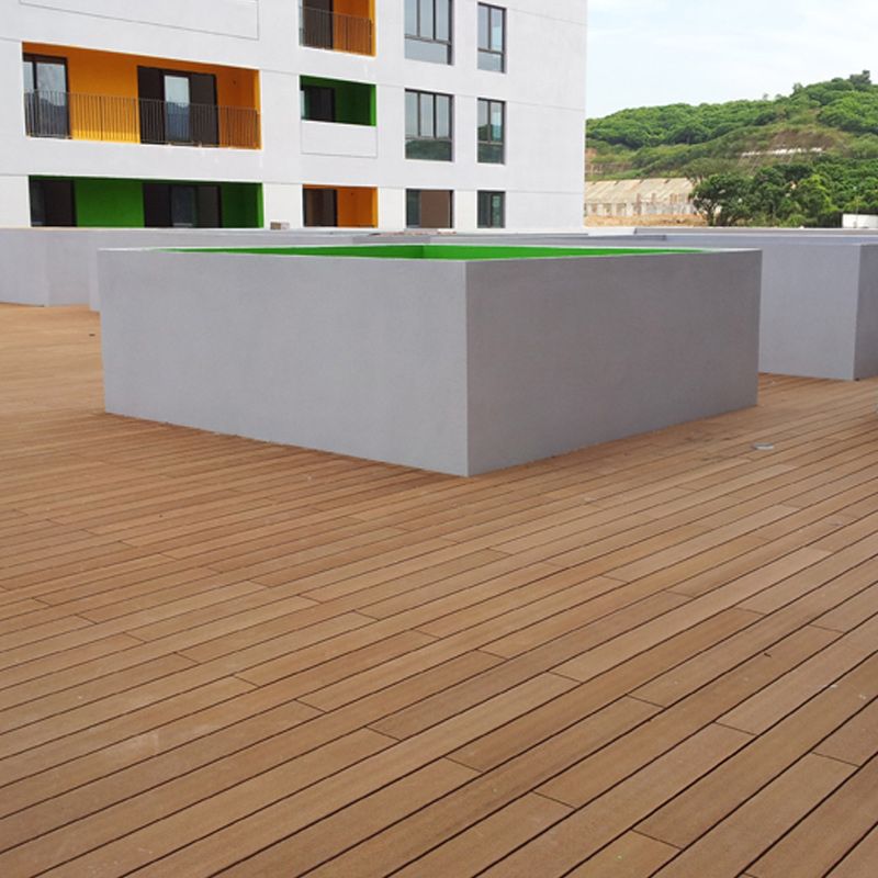 Outdoor WPC Flooring Rectangle Traditional Style Waterproof Nail Flooring Clearhalo 'Flooring 'Hardwood Flooring' 'hardwood_flooring' 'Home Improvement' 'home_improvement' 'home_improvement_hardwood_flooring' Walls and Ceiling' 1200x1200_7ea47204-45a2-4fb1-9feb-fc7df556e462