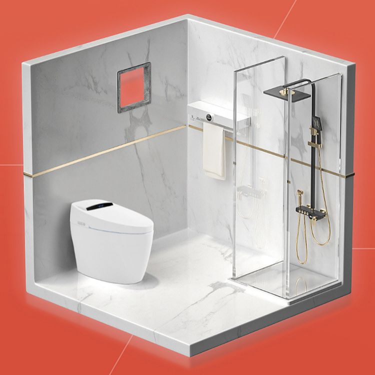 Modern Heated Seat Flush Toilet Floor Mount White Toilet with Toilet Seat Clearhalo 'Bathroom Remodel & Bathroom Fixtures' 'Home Improvement' 'home_improvement' 'home_improvement_toilets' 'Toilets & Bidets' 'Toilets' 1200x1200_7eaaab9f-cedf-434e-8616-1bff692d35c8