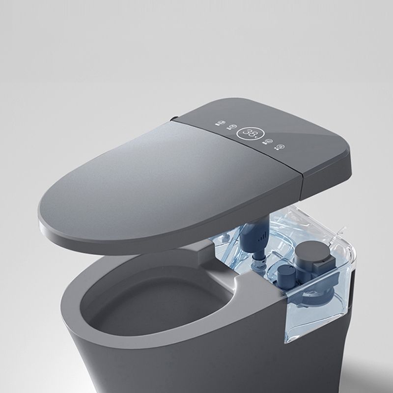 Elongated Floor Standing Bidet Contemporary Smart Bidet with Quiet-Close Clearhalo 'Bathroom Remodel & Bathroom Fixtures' 'Bidets' 'Home Improvement' 'home_improvement' 'home_improvement_bidets' 'Toilets & Bidets' 1200x1200_7ed3d2fc-83cf-4209-a2d8-79bcb6fc141c