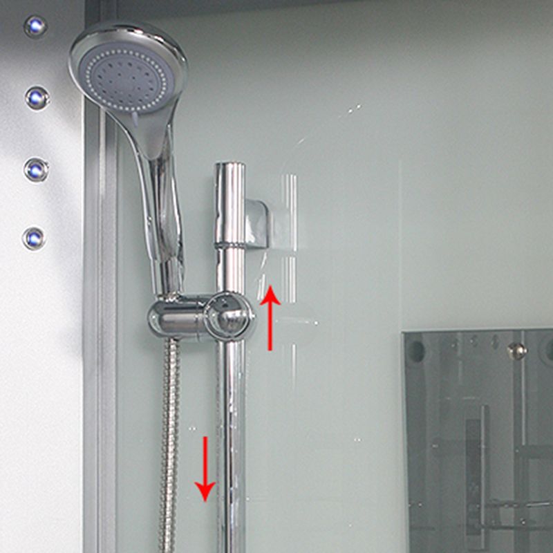 Round Shower Stall Tempered Glass Shower Stall with Rain Shower Clearhalo 'Bathroom Remodel & Bathroom Fixtures' 'Home Improvement' 'home_improvement' 'home_improvement_shower_stalls_enclosures' 'Shower Stalls & Enclosures' 'shower_stalls_enclosures' 'Showers & Bathtubs' 1200x1200_7f0b4d6b-3a80-4bbb-9ef9-56a7b7d52984