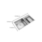 Stainless Steel Kitchen Sink Double Bowl Kitchen Sink with Rectangular Shape Clearhalo 'Home Improvement' 'home_improvement' 'home_improvement_kitchen_sinks' 'Kitchen Remodel & Kitchen Fixtures' 'Kitchen Sinks & Faucet Components' 'Kitchen Sinks' 'kitchen_sinks' 1200x1200_7f21134c-3eeb-4e1d-9446-d781b1a2b6a5