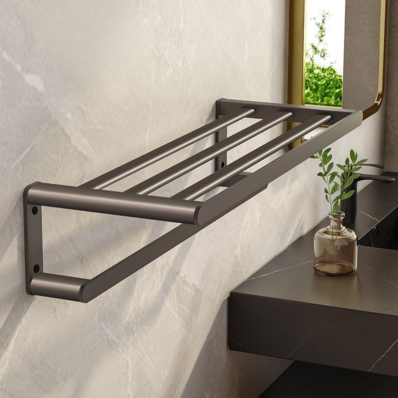 Contemporary Bathroom Accessory As Individual Or As a Set in Grey Clearhalo 'Bathroom Hardware Sets' 'Bathroom Hardware' 'Bathroom Remodel & Bathroom Fixtures' 'bathroom_hardware_sets' 'Home Improvement' 'home_improvement' 'home_improvement_bathroom_hardware_sets' 1200x1200_7f2400e4-9200-4b4d-8ef5-423e3feaf4a4