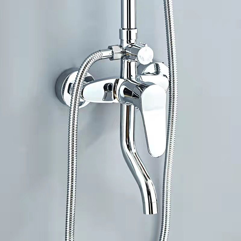 Modern Shower Set Brass Slide Bar Included Adjustable Shower Head Shower Combo Clearhalo 'Bathroom Remodel & Bathroom Fixtures' 'Home Improvement' 'home_improvement' 'home_improvement_shower_faucets' 'Shower Faucets & Systems' 'shower_faucets' 'Showers & Bathtubs Plumbing' 'Showers & Bathtubs' 1200x1200_7f89ea09-ba70-44f0-a0b7-9bdd3909e358