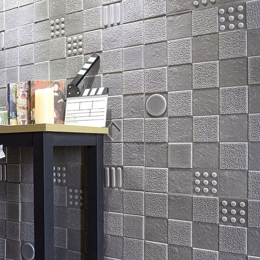Home Indoor Wall Panel 3D Print Bricks Peel and Stick Wall Paneling Clearhalo 'Flooring 'Home Improvement' 'home_improvement' 'home_improvement_wall_paneling' 'Wall Paneling' 'wall_paneling' 'Walls & Ceilings' Walls and Ceiling' 1200x1200_7f950dd1-daa2-4e27-ad00-02f64087ab92
