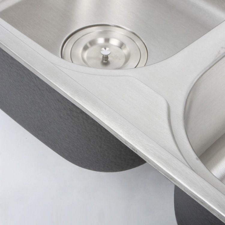 Contemporary Style Kitchen Double Sink Stainless Steel Drop-In Kitchen Sink Clearhalo 'Home Improvement' 'home_improvement' 'home_improvement_kitchen_sinks' 'Kitchen Remodel & Kitchen Fixtures' 'Kitchen Sinks & Faucet Components' 'Kitchen Sinks' 'kitchen_sinks' 1200x1200_7fb3e1bf-ca44-4bde-b90f-1288aec4e998