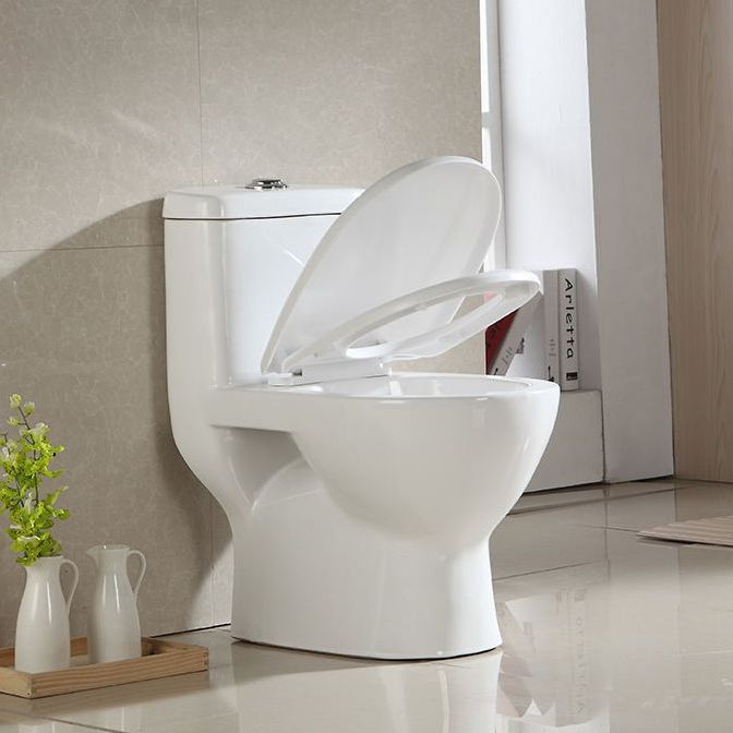 Modern Siphon Jet Toilet Floor Mount Urine Toilet with Toilet Seat Clearhalo 'Bathroom Remodel & Bathroom Fixtures' 'Home Improvement' 'home_improvement' 'home_improvement_toilets' 'Toilets & Bidets' 'Toilets' 1200x1200_7fb3f34a-8e98-42e6-960b-0c37ce44368d