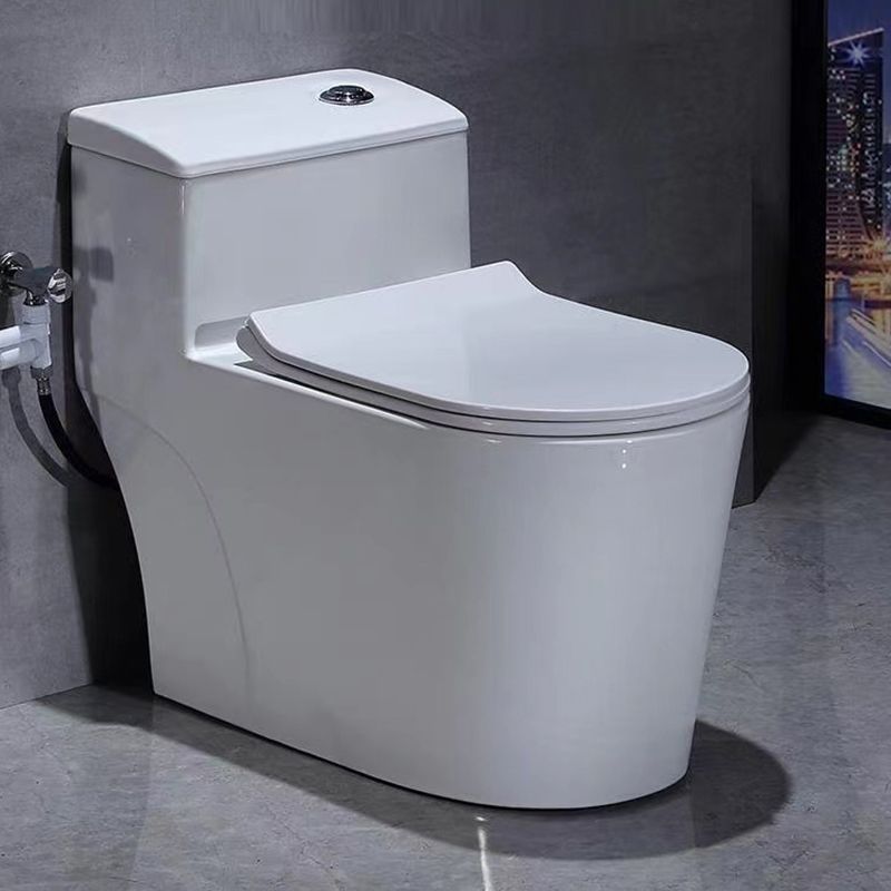 Contemporary White Flush Toilet Floor Mounted Toilet Bowl for Washroom Clearhalo 'Bathroom Remodel & Bathroom Fixtures' 'Home Improvement' 'home_improvement' 'home_improvement_toilets' 'Toilets & Bidets' 'Toilets' 1200x1200_7fb402d1-66ba-44d6-9915-d15c7d9e39f0