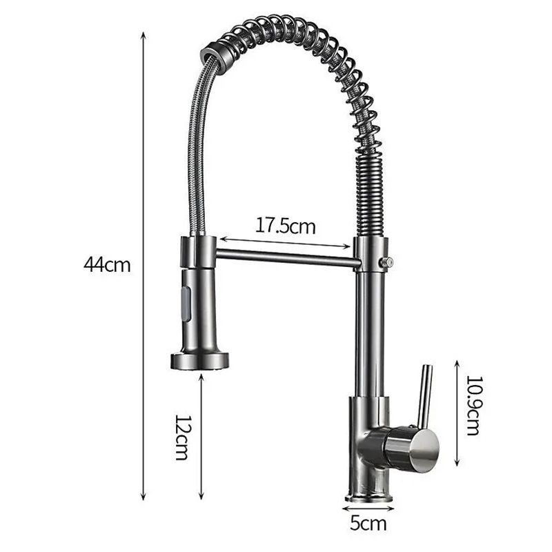Modern Farmhouse Spring Spout Water Filler One Handle High Arch Kitchen Standard Faucet Clearhalo 'Home Improvement' 'home_improvement' 'home_improvement_kitchen_faucets' 'Kitchen Faucets' 'Kitchen Remodel & Kitchen Fixtures' 'Kitchen Sinks & Faucet Components' 'kitchen_faucets' 1200x1200_7fc88ed9-7fab-429a-8338-c44036355d4d