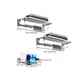 Polished Chrome Bathroom Accessory Set Modern Bath Shelf Anti-rust Clearhalo 'Bathroom Hardware Sets' 'Bathroom Hardware' 'Bathroom Remodel & Bathroom Fixtures' 'bathroom_hardware_sets' 'Home Improvement' 'home_improvement' 'home_improvement_bathroom_hardware_sets' 1200x1200_7fd08a98-f5fb-4f7f-a469-db9c897b694a