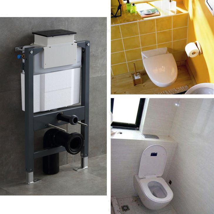 Modern Wall Mount Flush Toilet All-In-One Siphon Jet Toilet Bowl Clearhalo 'Bathroom Remodel & Bathroom Fixtures' 'Home Improvement' 'home_improvement' 'home_improvement_toilets' 'Toilets & Bidets' 'Toilets' 1200x1200_7fe878e4-3745-4b9c-b05d-015a16e8e912