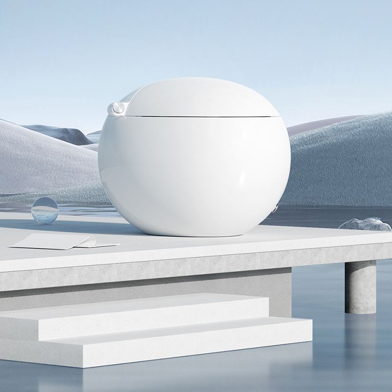 21.25" High White Bidet Temperature Control Floor Mount Bidet Clearhalo 'Bathroom Remodel & Bathroom Fixtures' 'Bidets' 'Home Improvement' 'home_improvement' 'home_improvement_bidets' 'Toilets & Bidets' 1200x1200_7ff71167-edcb-43bd-a706-a5fc6157dfc6