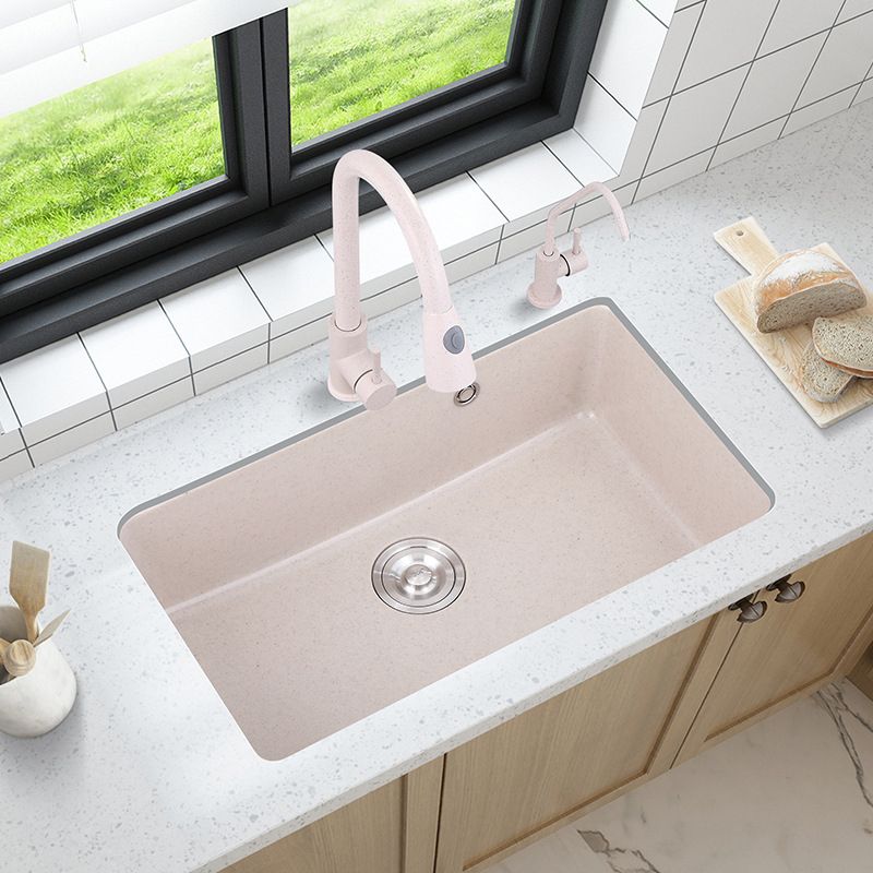 Drop-In Quartz Kitchen Sink Single Bowl Kitchen Sink in White Clearhalo 'Home Improvement' 'home_improvement' 'home_improvement_kitchen_sinks' 'Kitchen Remodel & Kitchen Fixtures' 'Kitchen Sinks & Faucet Components' 'Kitchen Sinks' 'kitchen_sinks' 1200x1200_7ffff7b7-2166-486d-89d1-cd9b5e437538