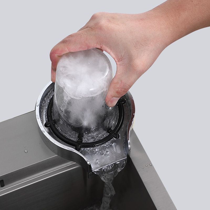 Modern Kitchen Bar Sink Stainless Steel with Basket Strainer Workstation Ledge Clearhalo 'Home Improvement' 'home_improvement' 'home_improvement_kitchen_sinks' 'Kitchen Remodel & Kitchen Fixtures' 'Kitchen Sinks & Faucet Components' 'Kitchen Sinks' 'kitchen_sinks' 1200x1200_80089979-8a56-45d3-9ae8-61a2acdcfbcd