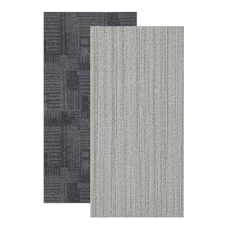 Grey Tone Plastic Floor Fabric Look Square Edge Water Resistant Floor Tile Clearhalo 'Flooring 'Home Improvement' 'home_improvement' 'home_improvement_vinyl_flooring' 'Vinyl Flooring' 'vinyl_flooring' Walls and Ceiling' 1200x1200_80119035-2cbb-4063-971c-28a133061f01