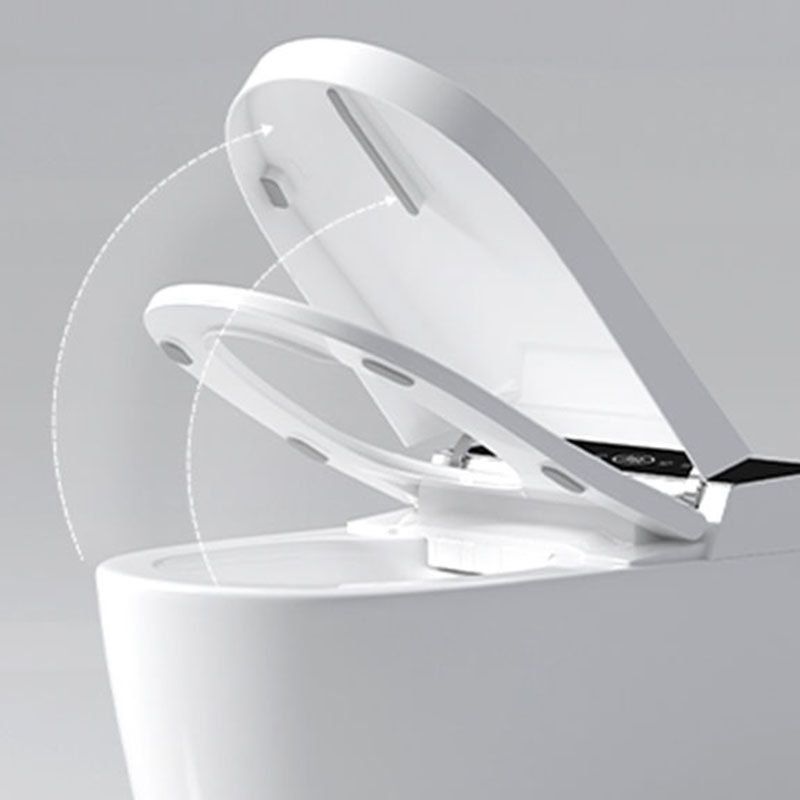 Contemporary 17.5" H Electronic Toilet Elongated Floor Standing Bidet Clearhalo 'Bathroom Remodel & Bathroom Fixtures' 'Bidets' 'Home Improvement' 'home_improvement' 'home_improvement_bidets' 'Toilets & Bidets' 1200x1200_803008de-e3df-43d5-b571-1b1b53fbc2fa