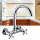 Modern 2-Handle Bathroom Sink Faucet 3 Hole Wall Mounted Bathroom Faucet with High-Arc Clearhalo 'bathroom_sink_faucets' 'Conjuntos de Torneiras de Lavatório e Banheiro' 'home_improvement' 'home_improvement_bathroom_sink_faucets' 'Mobiliário Doméstico' 'Página inicial' 'Renovação e equipamento de casa de banho' 'Torneira para lavatório de banheiro' 1200x1200_808a228d-64d4-4c9d-aefe-148ab60a2100