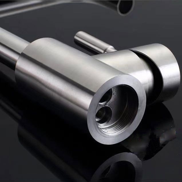 Modern 1-Handle Faucets Touchless Stainless Steel Standard Kitchen Faucets Clearhalo 'Home Improvement' 'home_improvement' 'home_improvement_kitchen_faucets' 'Kitchen Faucets' 'Kitchen Remodel & Kitchen Fixtures' 'Kitchen Sinks & Faucet Components' 'kitchen_faucets' 1200x1200_80a2d8d9-03cf-4a71-af06-c50f3be8aa90