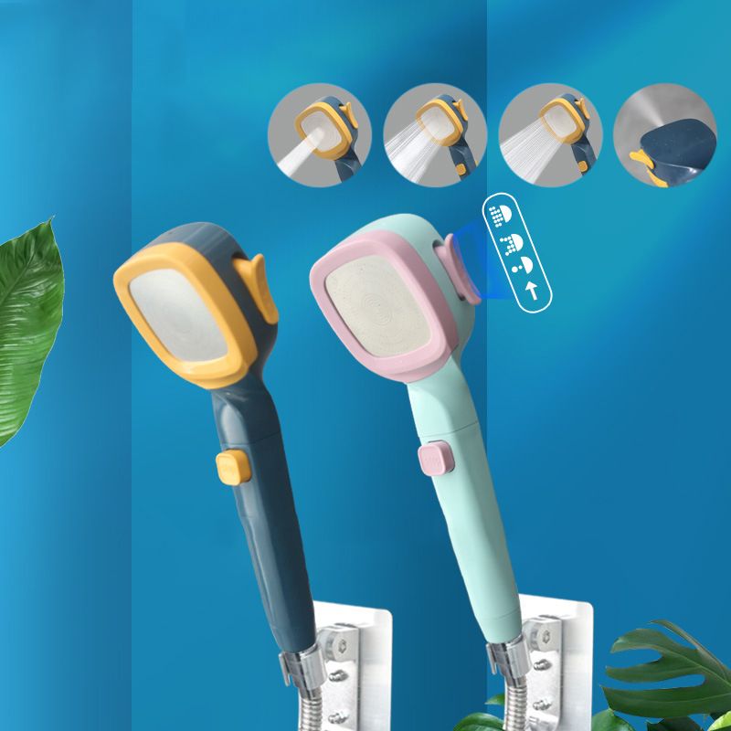 Modern Shower Head Massage 5-Jet Wall Mounted Adjustable Spray Pattern Hand Shower Clearhalo 'Bathroom Remodel & Bathroom Fixtures' 'Home Improvement' 'home_improvement' 'home_improvement_shower_heads' 'Shower Heads' 'shower_heads' 'Showers & Bathtubs Plumbing' 'Showers & Bathtubs' 1200x1200_80a75123-c663-4dbd-b7d7-fe66aba5f7f0