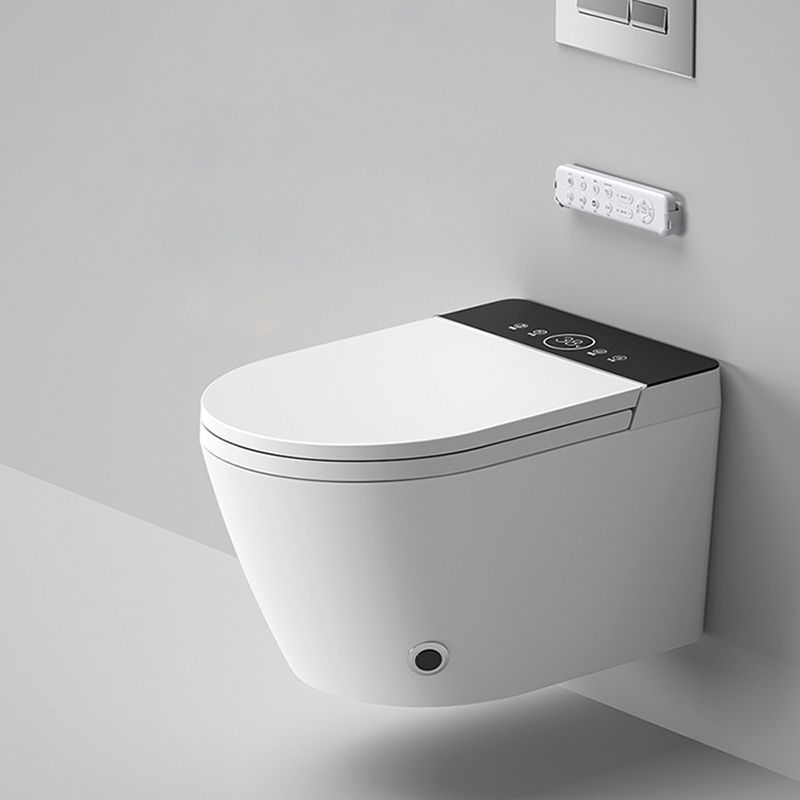 Smart Elongated Toilet with Heated Seat Antimicrobial Wall Mounted Bidet Clearhalo 'Bathroom Remodel & Bathroom Fixtures' 'Bidets' 'Home Improvement' 'home_improvement' 'home_improvement_bidets' 'Toilets & Bidets' 1200x1200_810e324e-5911-4473-886f-0fc63cba6359