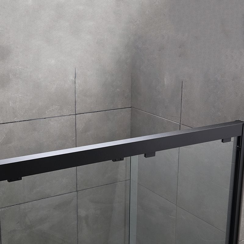 Tempered Glass Bathroom Door, Double Sliding Semi Frameless Shower Door Clearhalo 'Bathroom Remodel & Bathroom Fixtures' 'Home Improvement' 'home_improvement' 'home_improvement_shower_tub_doors' 'Shower and Tub Doors' 'shower_tub_doors' 'Showers & Bathtubs' 1200x1200_811157b7-b05e-48c7-9793-14593b6a8630