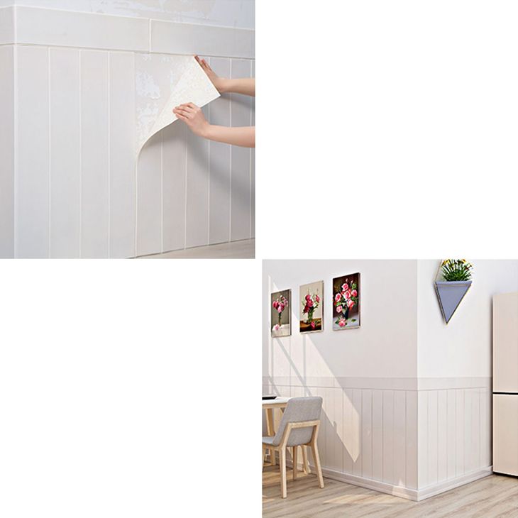 Contemporary Wainscoting Indoor Peel and Press Wainscoting with Waterproof Clearhalo 'Flooring 'Home Improvement' 'home_improvement' 'home_improvement_wall_paneling' 'Wall Paneling' 'wall_paneling' 'Walls & Ceilings' Walls and Ceiling' 1200x1200_8118183c-9a2c-45d5-b336-904ea6ffe759