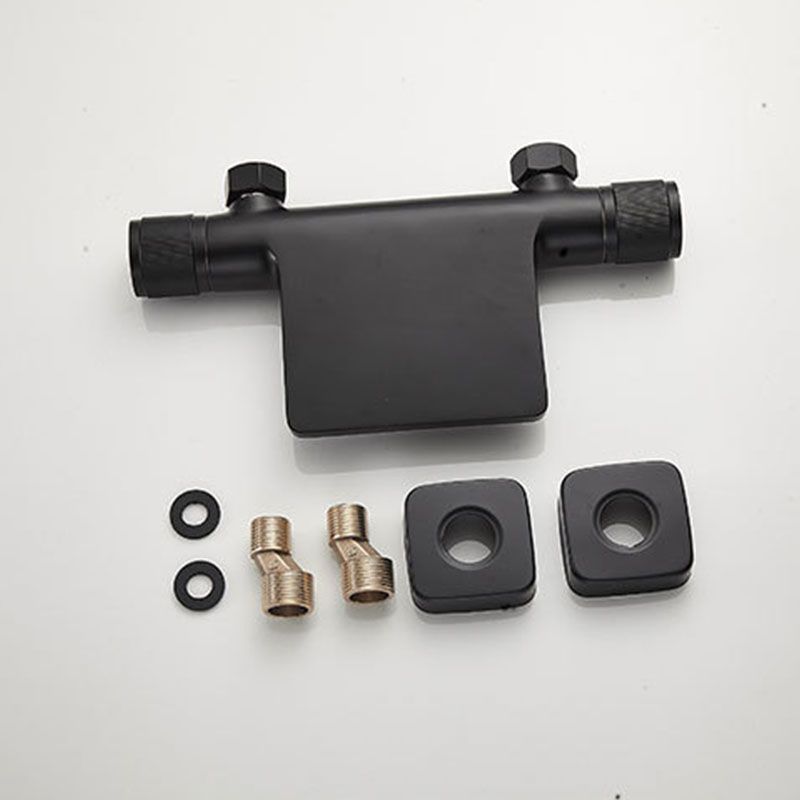 Contemporary Fixed Bathtub Faucet Wall Mounted Waterfall Tub Filler Clearhalo 'Bathroom Remodel & Bathroom Fixtures' 'Bathtub Faucets' 'bathtub_faucets' 'Home Improvement' 'home_improvement' 'home_improvement_bathtub_faucets' 1200x1200_811b8cbb-3509-41bc-8872-52ec371f0176