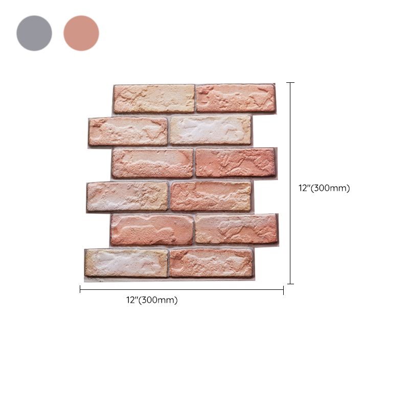 Modern Wall Panel 3D Brick Peel and Stick Waterproof Wall Paneling Clearhalo 'Flooring 'Home Improvement' 'home_improvement' 'home_improvement_wall_paneling' 'Wall Paneling' 'wall_paneling' 'Walls & Ceilings' Walls and Ceiling' 1200x1200_8120e8ca-306f-4f9b-8746-d63878cecea3