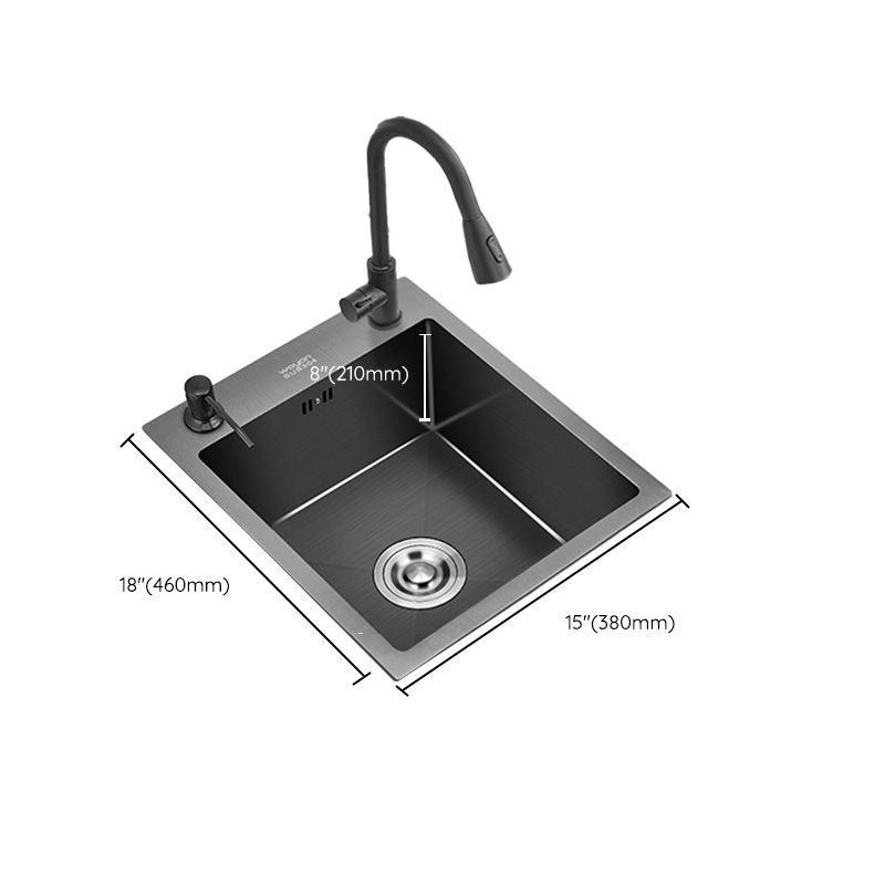 Contemporary Stainless Steel Sink 2 Holes Drop-In Kitchen Sink Clearhalo 'Home Improvement' 'home_improvement' 'home_improvement_kitchen_sinks' 'Kitchen Remodel & Kitchen Fixtures' 'Kitchen Sinks & Faucet Components' 'Kitchen Sinks' 'kitchen_sinks' 1200x1200_812aed9d-4eaf-4e7b-b001-ca0653458175
