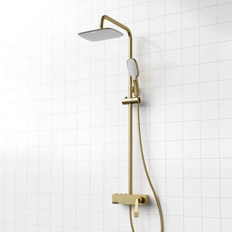 Shower System Trim Lever Hand Square Massage Jet Shower Combo Clearhalo 'Bathroom Remodel & Bathroom Fixtures' 'Home Improvement' 'home_improvement' 'home_improvement_shower_faucets' 'Shower Faucets & Systems' 'shower_faucets' 'Showers & Bathtubs Plumbing' 'Showers & Bathtubs' 1200x1200_812d73ad-21dd-4f7b-904e-d1f9e6242de9