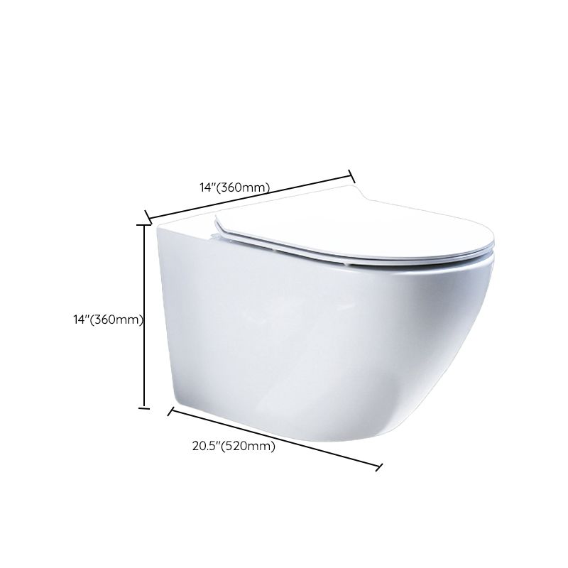 Contemporary Wall Mount Flush Toilet Ceramic Urine Toilet with Seat for Washroom Clearhalo 'Bathroom Remodel & Bathroom Fixtures' 'Home Improvement' 'home_improvement' 'home_improvement_toilets' 'Toilets & Bidets' 'Toilets' 1200x1200_812dea8a-4f31-485c-800a-56abc3e2bf5c