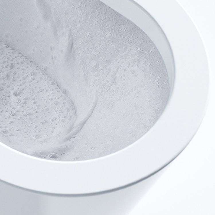 White Ceramic Elongated Foot Sensor with Heated Seat Floor Mount Bidet Clearhalo 'Bathroom Remodel & Bathroom Fixtures' 'Bidets' 'Home Improvement' 'home_improvement' 'home_improvement_bidets' 'Toilets & Bidets' 1200x1200_814e4e91-ed27-475a-9d4b-1393688bf387