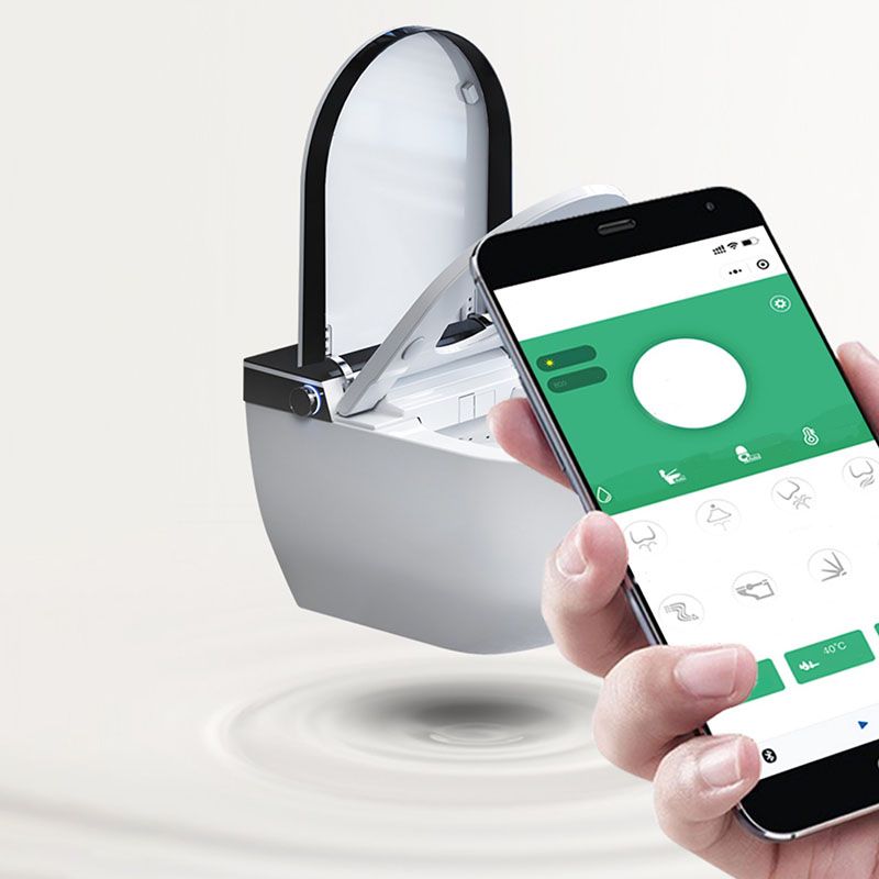 Electronic Elongated Toilet Vitreous China Wall Mounted Bidet Clearhalo 'Bathroom Remodel & Bathroom Fixtures' 'Bidets' 'Home Improvement' 'home_improvement' 'home_improvement_bidets' 'Toilets & Bidets' 1200x1200_81555847-e589-4fc6-b592-f7d0dddd47ad