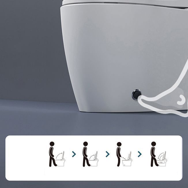 Modern Floor Mount Skirted Toilet Bowl Siphon Jet Toilet with Seat for Bathroom Clearhalo 'Bathroom Remodel & Bathroom Fixtures' 'Home Improvement' 'home_improvement' 'home_improvement_toilets' 'Toilets & Bidets' 'Toilets' 1200x1200_815aafe4-dd96-46a8-93c2-1cf447eedeb0