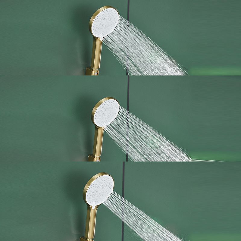 Modern Shower Head Combo Brass Adjustable Shower Head Wall Mounted Shower Faucet Clearhalo 'Bathroom Remodel & Bathroom Fixtures' 'Home Improvement' 'home_improvement' 'home_improvement_shower_faucets' 'Shower Faucets & Systems' 'shower_faucets' 'Showers & Bathtubs Plumbing' 'Showers & Bathtubs' 1200x1200_816efc89-791f-44d6-a787-c2a6cb8989d8