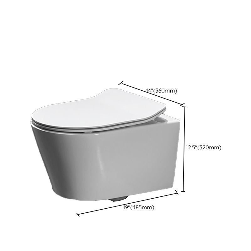 Modern Ceramic Flush Toilet Wall Mount White Toilet Bowl for Washroom Clearhalo 'Bathroom Remodel & Bathroom Fixtures' 'Home Improvement' 'home_improvement' 'home_improvement_toilets' 'Toilets & Bidets' 'Toilets' 1200x1200_81805319-e47f-4a5a-977b-144f803325f3