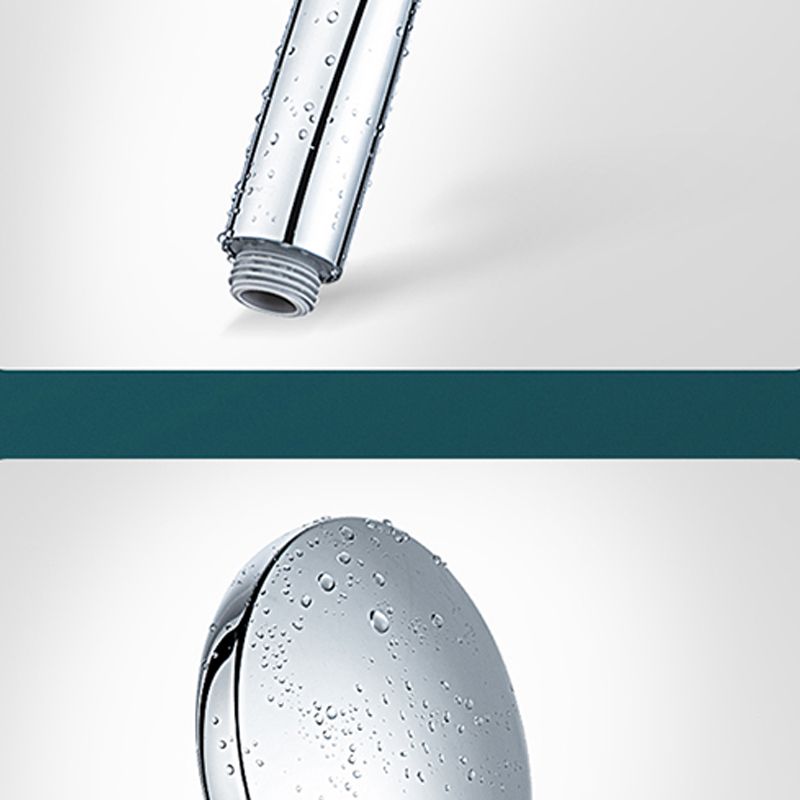 Modern Round Hand Shower 3 Sprays Pattern Wall-Mount Hand Shower Clearhalo 'Bathroom Remodel & Bathroom Fixtures' 'Home Improvement' 'home_improvement' 'home_improvement_shower_heads' 'Shower Heads' 'shower_heads' 'Showers & Bathtubs Plumbing' 'Showers & Bathtubs' 1200x1200_8180bd55-d48a-45b7-a79a-ddb9c5f2d6d7